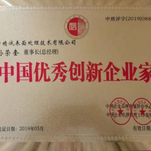 中国优 秀创新企业家